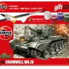 Airfix 1:76 Cromwell Mk.Iv Tank Small Model Starter Set New