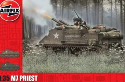 Airfix 1:35 M7 Priest Self-Propelled Artillery Model Kit Hot