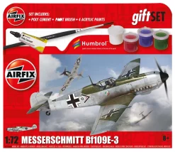 Airfix 1:72 Messerschmitt BF109E-3 Starter Set Best Sale