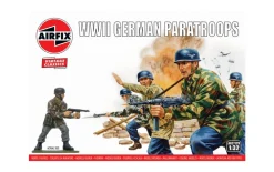 Airfix 1:32 Wwii German Paratroops Figure Set Flash Sale