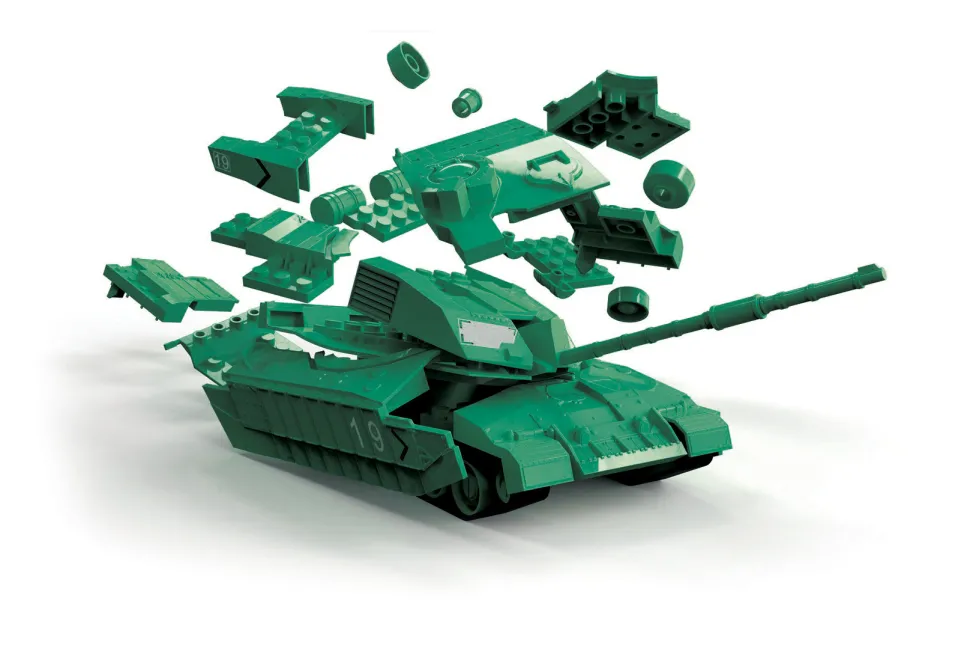 Airfix Quickbuild Challenger Desert Tank Green Model Kit Best