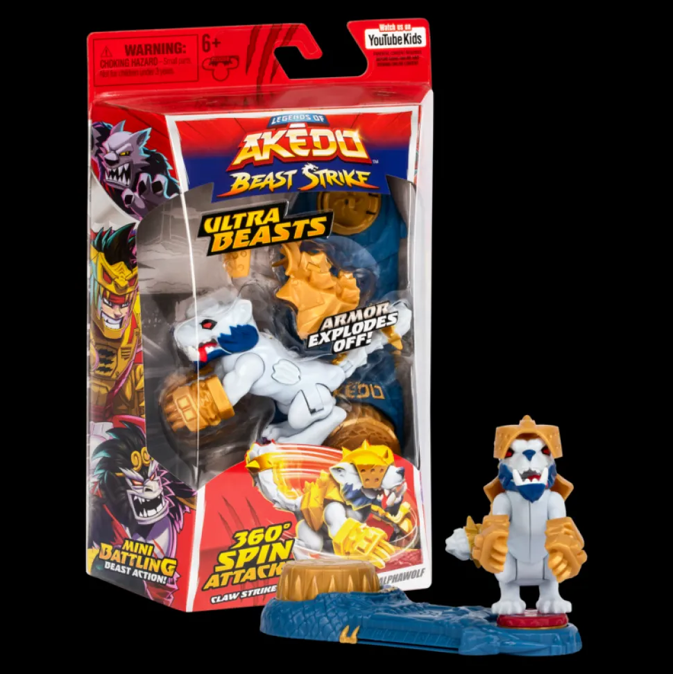 Akedo S6 Beast Strike Ultra Beast Single Pack - Ripclaw Alphawolf Discount