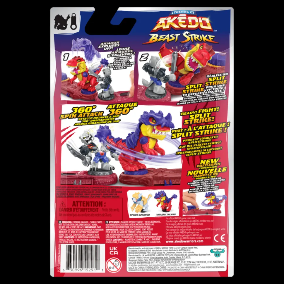 Akedo S6 Beast Strike Ultra Beast Single Pack - Ripclaw Alphawolf Discount