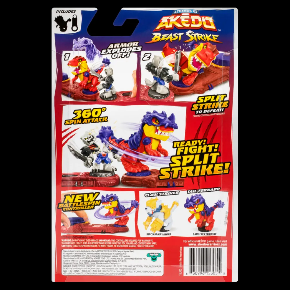 Akedo S6 Beast Strike Ultra Beast Single Pack - Battlerex Tailwhip Cheap