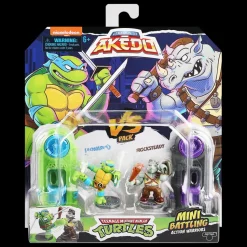 Akedo Teenage Mutant Ninja Turtles S1 Versus Pack - Leonardo Vs Rocksteady Cheap