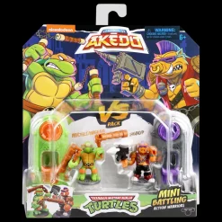 Akedo Teenage Mutant Ninja Turtles S1 Versus Pack - Michelangelo Vs Bebop Flash Sale
