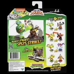 Akedo Teenage Mutant Ninja Turtles S1 Versus Pack - Leonardo Vs Rocksteady Cheap