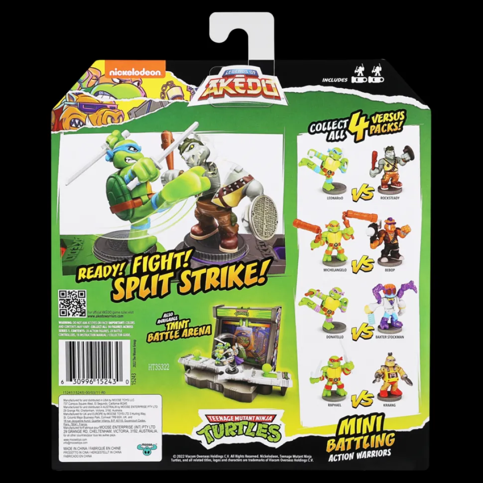 Akedo Teenage Mutant Ninja Turtles S1 Versus Pack - Michelangelo Vs Bebop Flash Sale