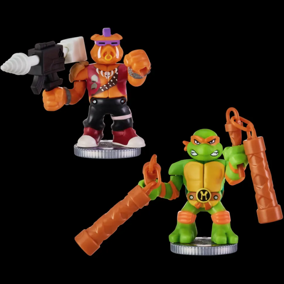 Akedo Teenage Mutant Ninja Turtles S1 Versus Pack - Michelangelo Vs Bebop Flash Sale