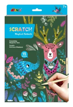 Avenir - A4 Scratch Book - Magical Animals Sale