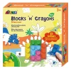 Avenir Blocks 'N' Crayons Dinosaur Shop