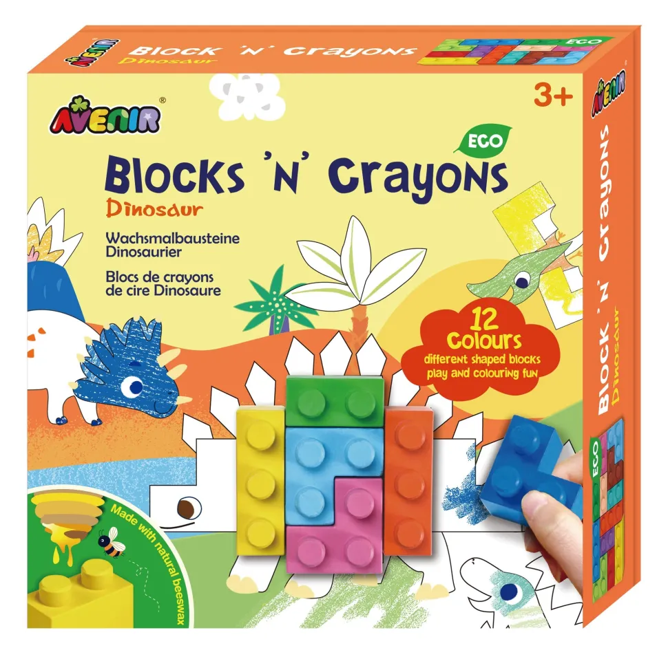 Avenir Blocks 'N' Crayons Dinosaur Shop