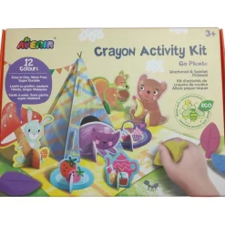 Avenir Crayon Activity Kit Go Picnic Best