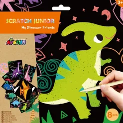 Avenir Scratch Art Junior My Dinosaur Friends Flash Sale