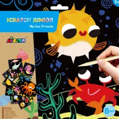 Avenir Scratch Art Junior My Sea Friends Best Sale