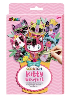 Avenir Scratch Art Kitty Bouquet Online