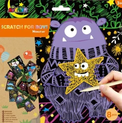 Avenir Scratch Art Monster Best Sale