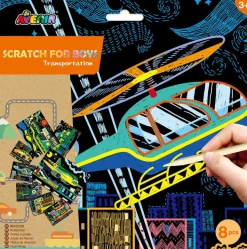 Avenir Scratch Art Transportation Flash Sale