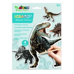 Avenir Scratch Dino Stickers New