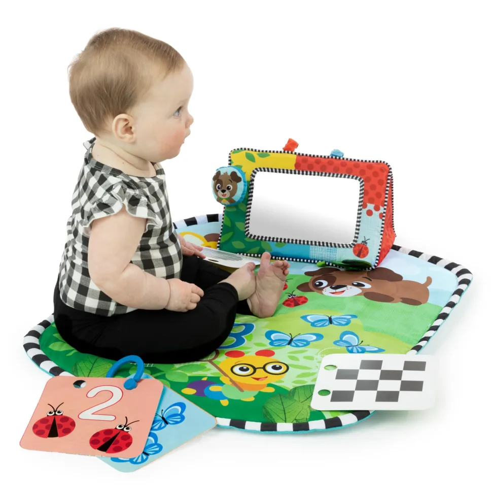Baby Einstein Disovery Garden Tummy Time Mat & Mirror Best Sale