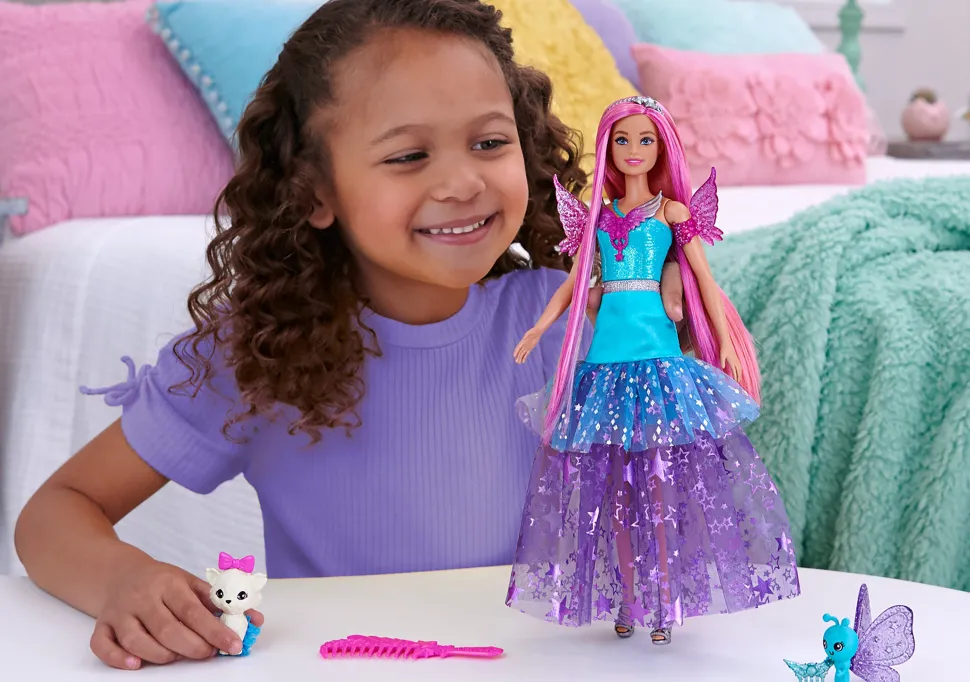 Barbie A Touch Of Magic Doll With 2 Pets - Malibu Store