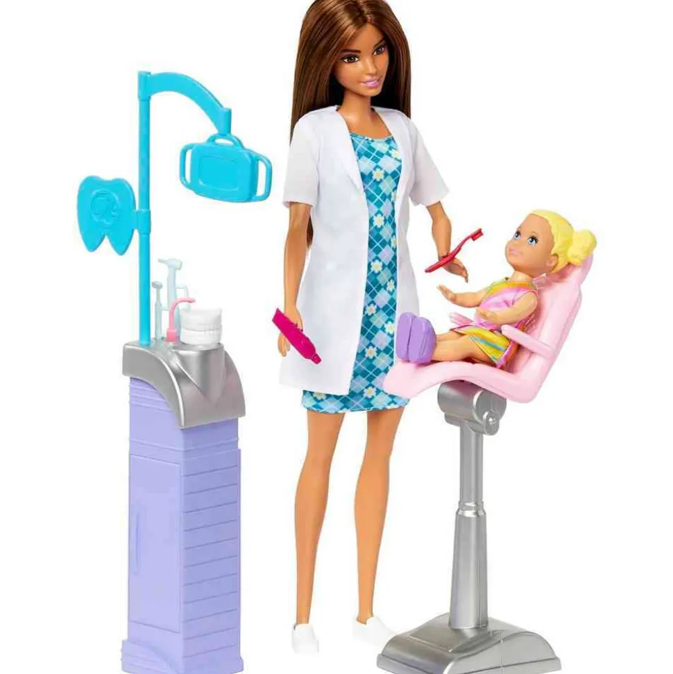 Barbie Careers Playset Brunette Dentist Cheap
