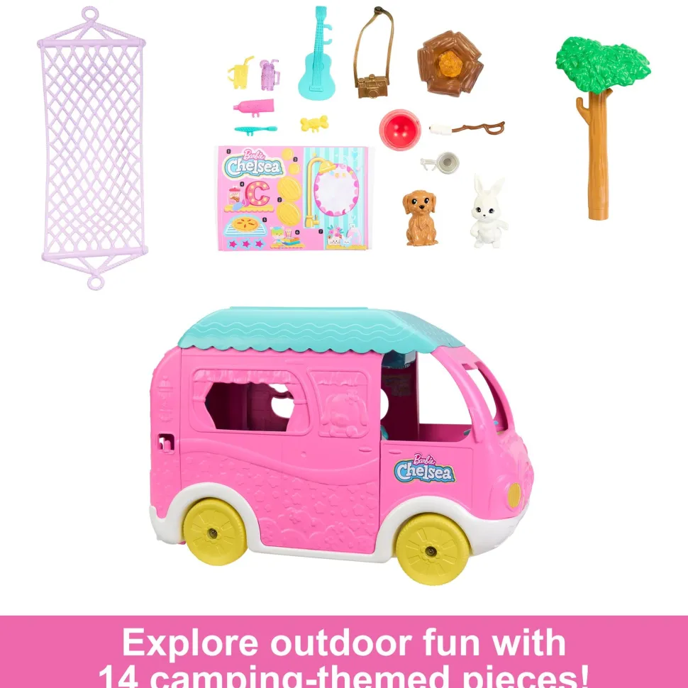 Barbie Chelsea 2-In-1 Campervan Cheap