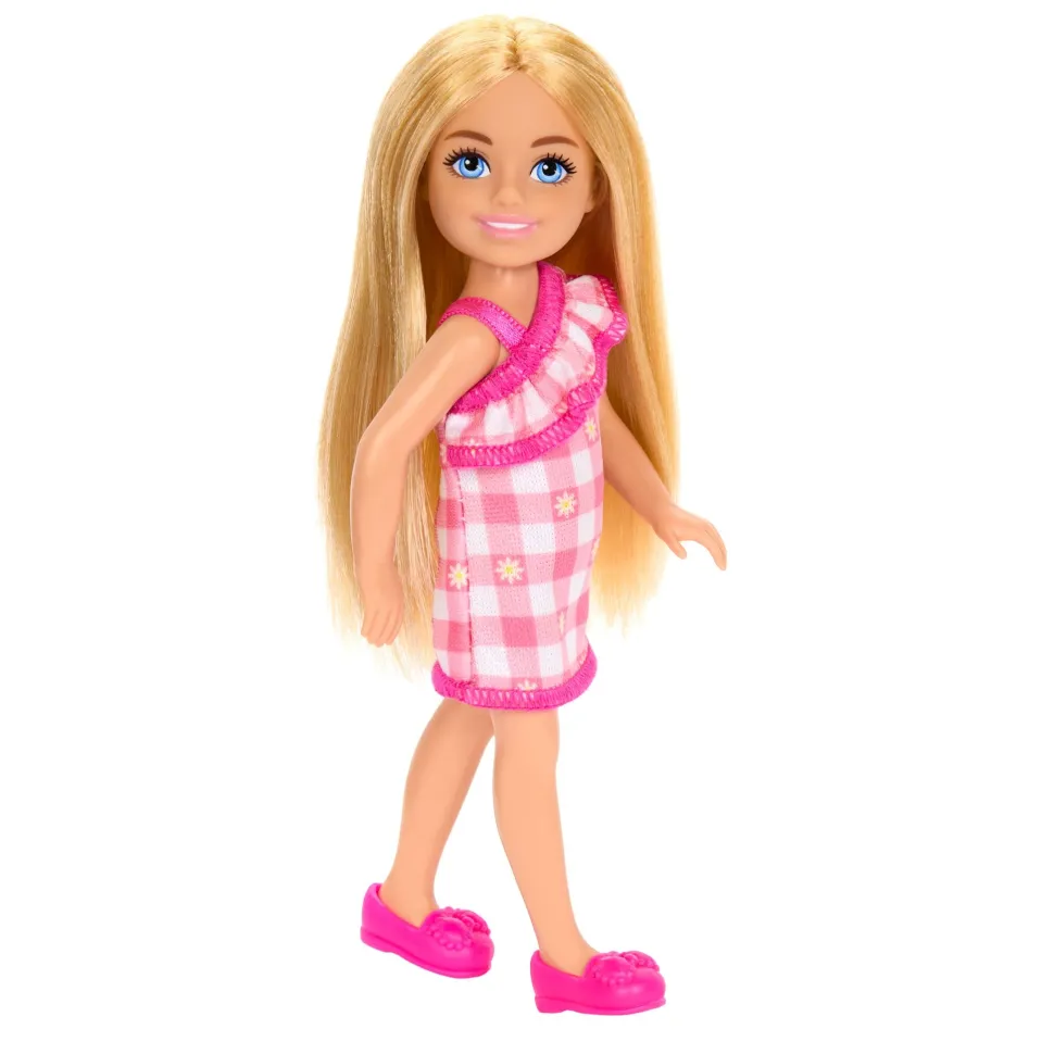Barbie Club Chelsea Doll Gingham Dress Cheap
