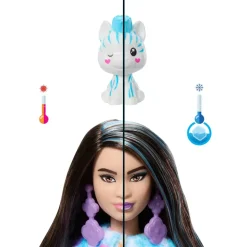 Barbie Cutie Reveal Zebra Doll & Accessories, Color Dream Series with 10 Surprises Cheap
