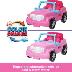 Barbie Mini land Color-Changing Jeep Cheap