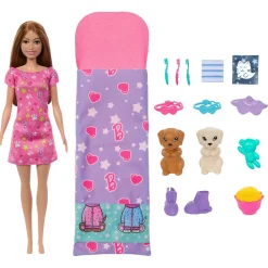 Barbie Puppy Slumber Party Playset Fashion