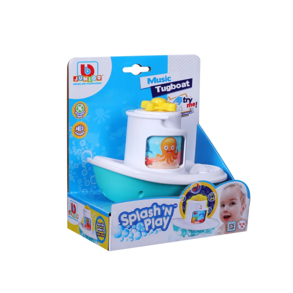 BB Junior Splash N Play Music Tugboat Fashion