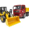 Bruder 1:16 Man Tga Construction Truck With Articulated Front Loader Discount