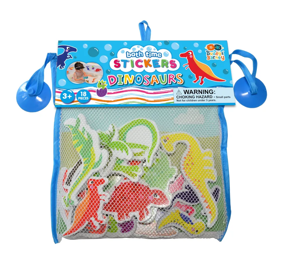 Buddy u0026 Barney Buddy And Barney Bath Stickers – Dinosaurs Best