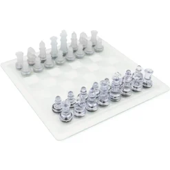Cardinal Games Cardinal Classics Chess & Checkers With Glass Board New