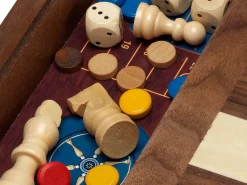 Toyworld NZ Cayro 5-In-1 Wooden Games Set Outlet