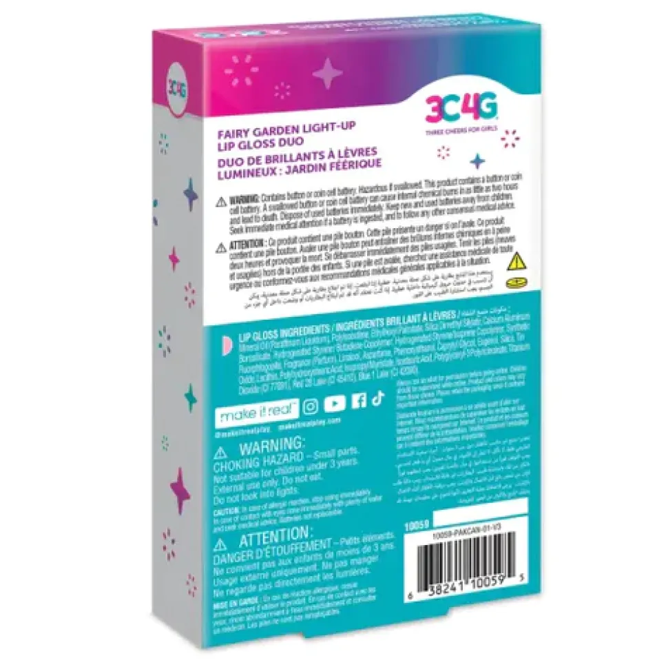 3C4G Fairy Garden Light-Up Lip Gloss Duo Hot