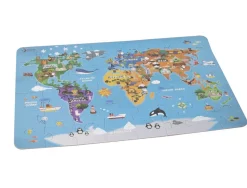 Classic World 48 Piece World Map Jigsaw Puzzle Hot