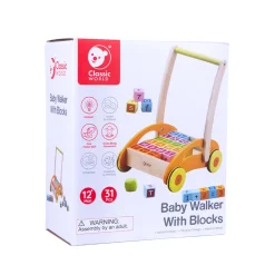 Classic World Baby Walker With Blocks Online