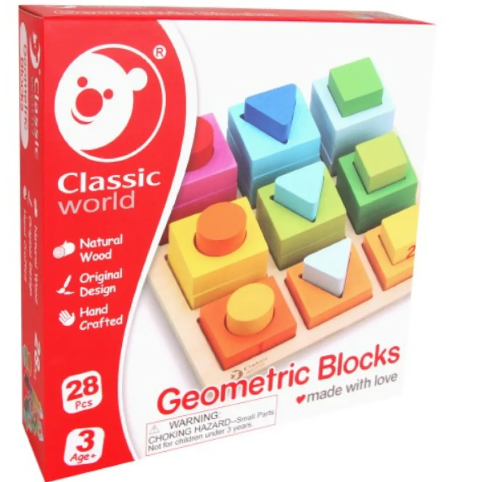 Classic World Geometric Blocks Discount