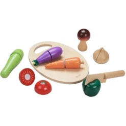 Classic World Wooden Cutting Vegetables Sale