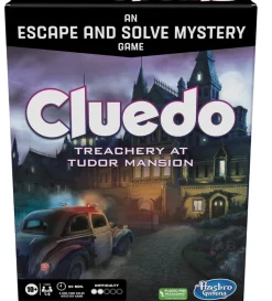 Hasbro Gaming Cluedo Treachery At Tudor Mansion An Escape And Solve Mystery Game Fashion