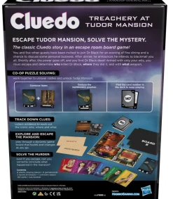 Hasbro Gaming Cluedo Treachery At Tudor Mansion An Escape And Solve Mystery Game Fashion