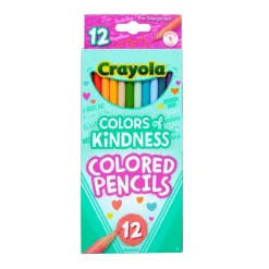 Crayola Colours Of Kindness Coloured Pencils 12 Pack Clearance