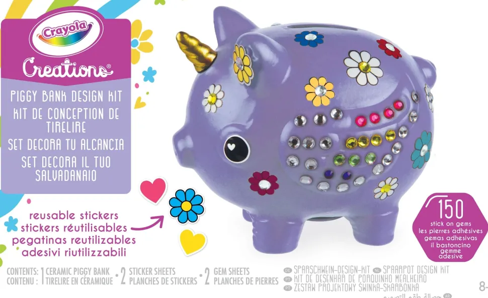 Crayola Creations Piggy Bank Design Kit Best