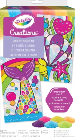Crayola Creations Sand Art Poster Kit New