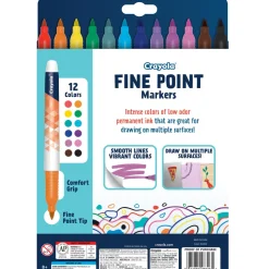 Crayola Doodle & Draw Fine Point Markers 12 Pack Cheap