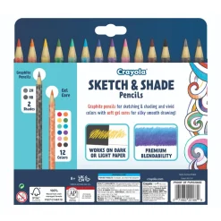 Crayola Doodle & Draw Sketch & Shade Pencil 14 Pack Online