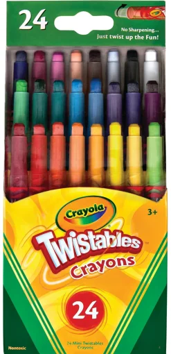 Crayola Mini Twistables Crayons 24 Pack Flash Sale