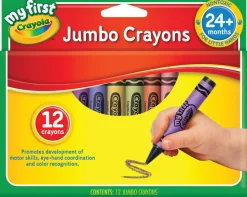 Crayola My First Jumbo Crayons 12 Pack New